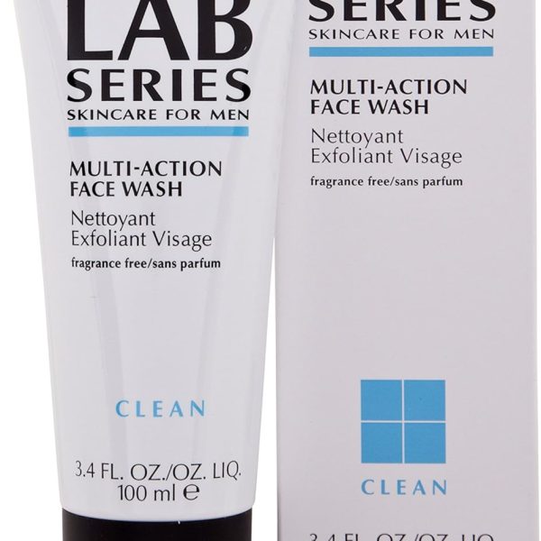 Lab Series for Men Multi-Action Face Wash, 100ml / 3.4 Fluid Ounce