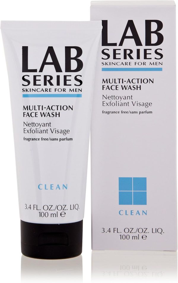 Lab Series for Men Multi-Action Face Wash, 100ml / 3.4 Fluid Ounce