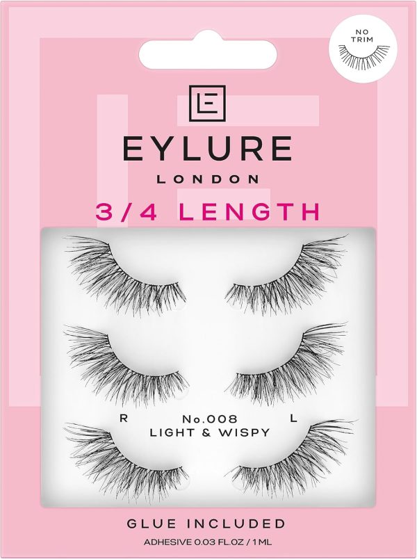 Eylure LONDON 3/4 LENGTH 008 (Glue Included)