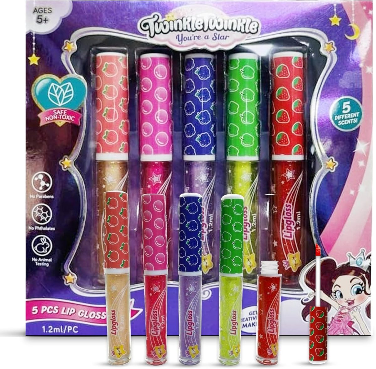 Shush Twinkle Twinkle Lip Gloss Set Pack of 5