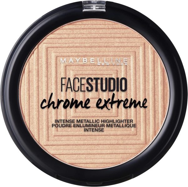 Maybelline Master Chrome Extreme Highlighter Powder, Number 400, Molten Gold