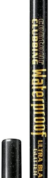 Bourjois Contour Clubbing Waterproof Pencil & Liner - 55 Ultra black glitter, 1.2g