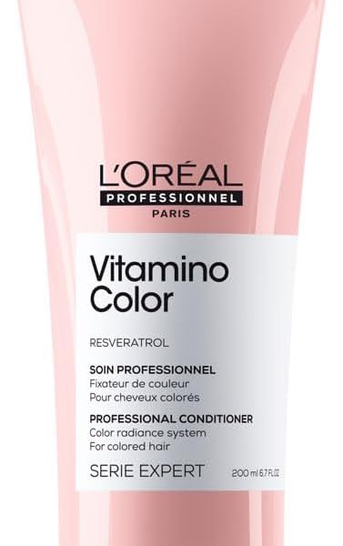 L’Oréal Professionnel | Vitamino Color Conditioner | Protects & Preserves Hair Color | Enriched with Reservatol| Adds Vibrancy & Enhances Shine | For Color-Treated Hair | SERIE EXPERT | 200ml