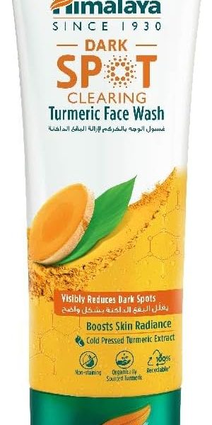 Himalaya Since 1930 Dark Spot Clearing Turmeric Face Wash | Visibly Reduces Dark Sports & Boosts Skin Radiance – 100ml