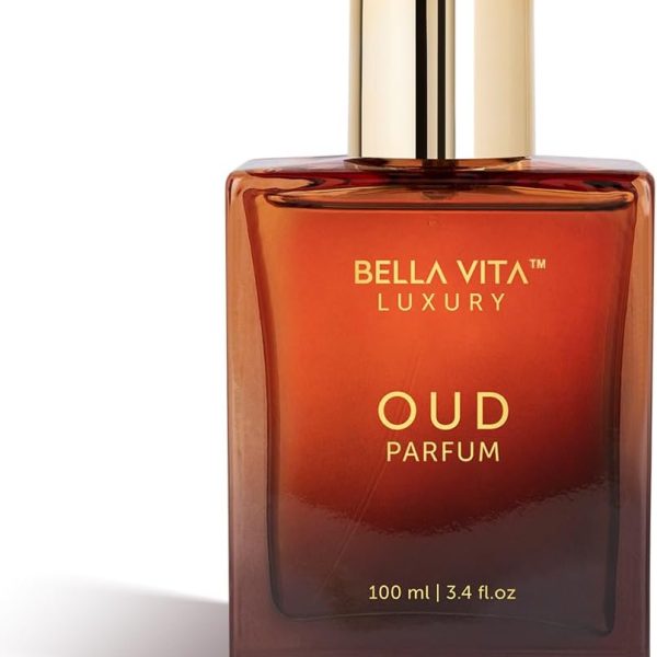 BellaVita Luxury OUD Ramadan Gift Perfume Unisex | Sweet & Woody Arabian Oud Perfume | Long-Lasting Oud Perfume for Women & Men | Vegan & Cruelty-Free Ramadan Special Perfume, 100ml