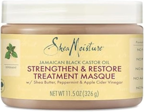 Shea Moisture Jamaican Black Castor Oil Strengthen & Restore Treatment Masque, 326g