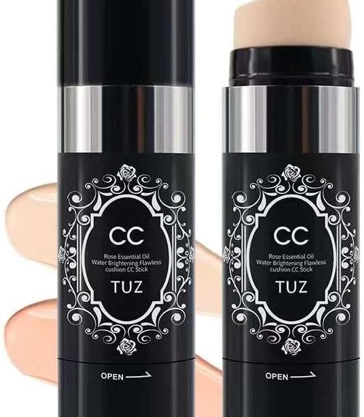 TUZ CC Cream Moisturizing Full Coverage Foundation Makeup, Color Correcting Cream, Concealer Long-lastin lastingg Waterproof, Oil-Free