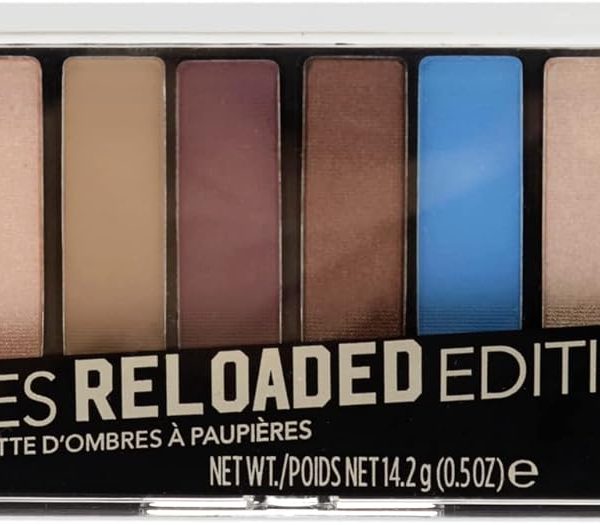 Rimmel London Magnif'Eyes Eyeshadow Palette, 12 Shades, Blendable Formula, Versatile, 012, Reloaded, 0.5oz