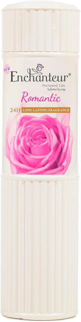 EnchantEUr Romantic Talc, Fragrance Powder, 250 G