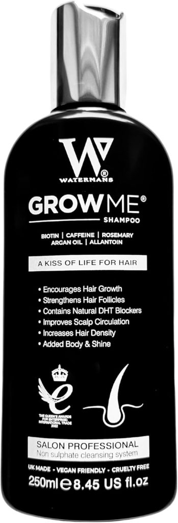 Watermans Grow Me Hair Care Shampoo For Unisex, 250 Ml