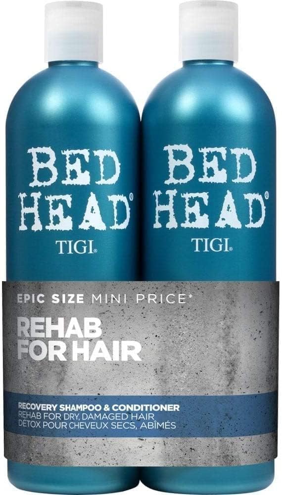 Bed Head By Tigi - 750ml Pack of 2 - Urban Antidotes Recovery Moisture Shampoo And Conditioner Set…