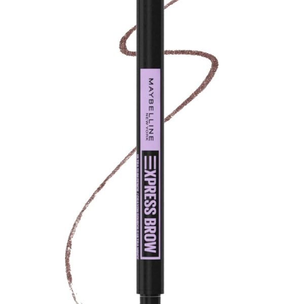 Maybelline New York Brow Ultra Slim Defining Eyebrow Makeup Mechanical Pencil With .55 MM Tip & Blending Spoolie For Precisely Defined Eyebrows, 0.003 Oz, Medium Brown, 1 Count, (Pack of 1)