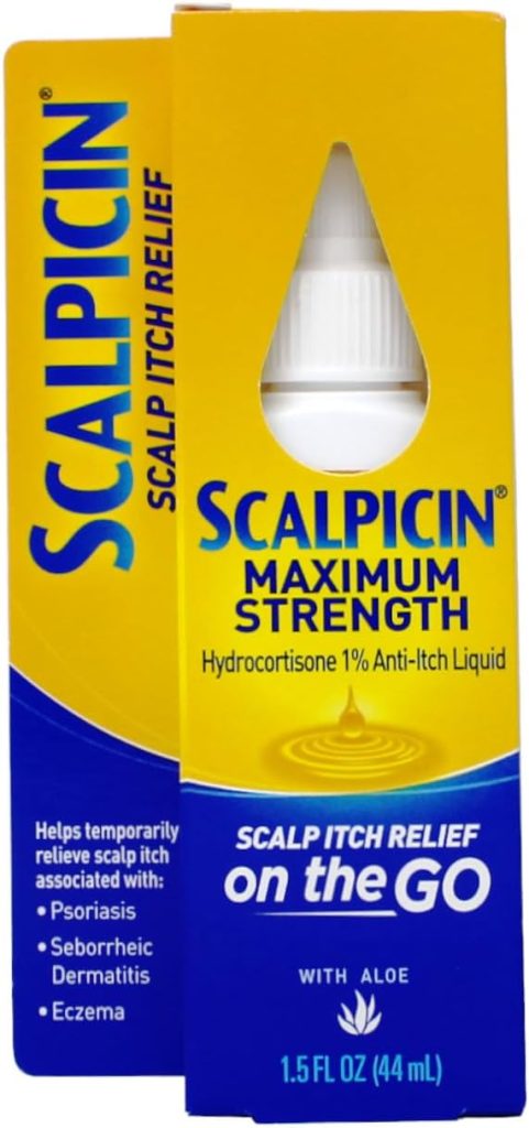 Scalpicin Scalp Itch Relief,1.5oz, Maximum Strength