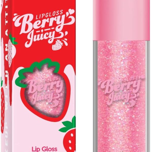 RUDE Berry Juicy Lip Gloss, Flirty