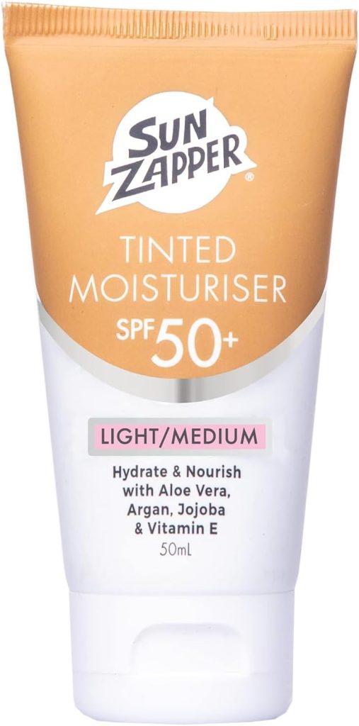 Sun Zapper Tinted Moisturiser SPF 50+ Light/Medium BB Cream 50mL