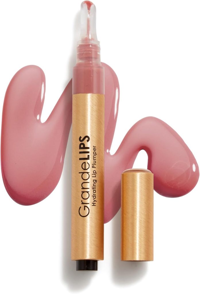 Grande Cosmetics GrandeLIP Plumper Hydrating Lip Plumper, Gloss Finish, Sunbaked Sedona, Gold