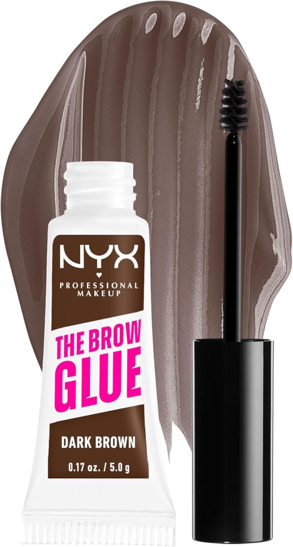 NYX PROFESSIONAL MAKEUP | THE BROW GLUE INSTANT BROW STYLER - DARK BROWN