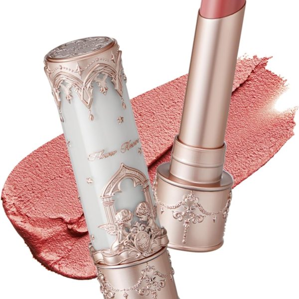 Flower Knows Little Angel Matte Lipstick - 3.5g, Waterproof, Long-lasting, Matte Finish (C02 Fantasia - Warm Rose)