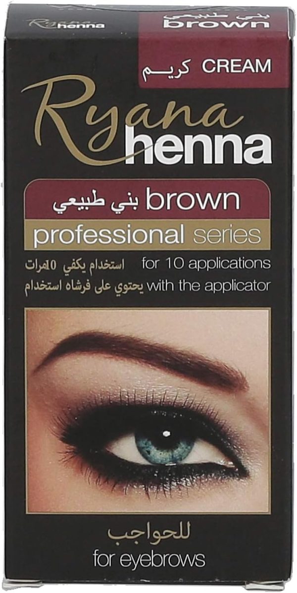 Ryana Henna Brown Eyebrow Color Shaping, 30 ml