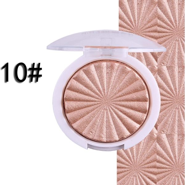 MISS ROSE 3D Shimmer Powder Highlighter Palette Face Base Makeup Highlight 10