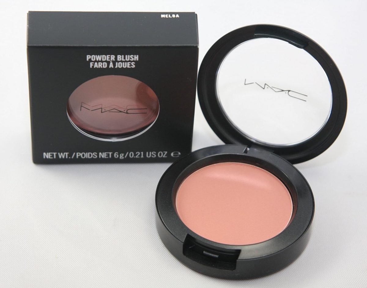 AcM MAC Powder Blush MELBA (Soft coral-peach), 6 g/ 0.21 US oz