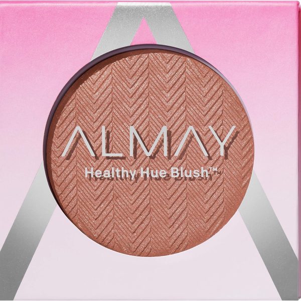 Almay Blush, Face Makeup, High Pigment Powder, Healthy Hue, Hypoallergenic, 100 Nearly Nude, 0.32 Oz